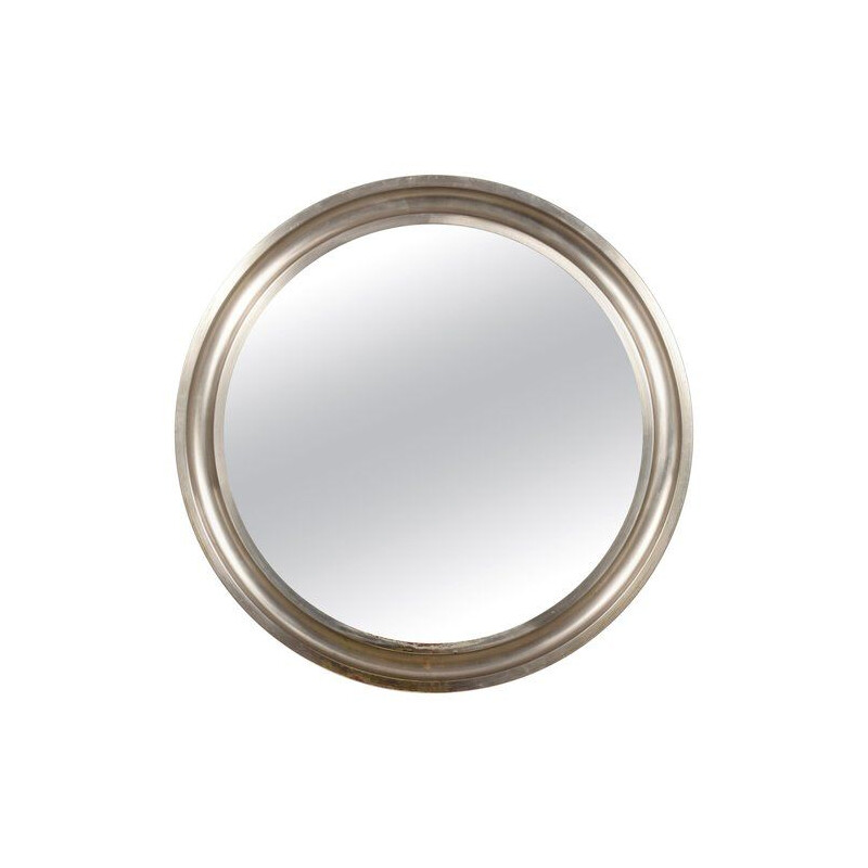 Vintage Narciso round wall mirror by Sergio Mazza for Artemide, 1960s