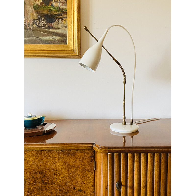 Lampada da tavolo vintage mod 12353 "Lucinella" di Angelo Lelii per Arredoluce, Italia 1950