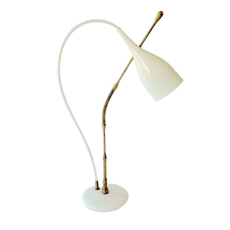 Lampe de table vintage mod 12353 "Lucinella" par Angelo Lelii pour Arredoluce, Italie 1950