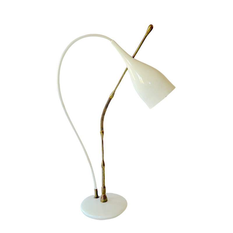 Lampe de table vintage mod 12353 "Lucinella" par Angelo Lelii pour Arredoluce, Italie 1950