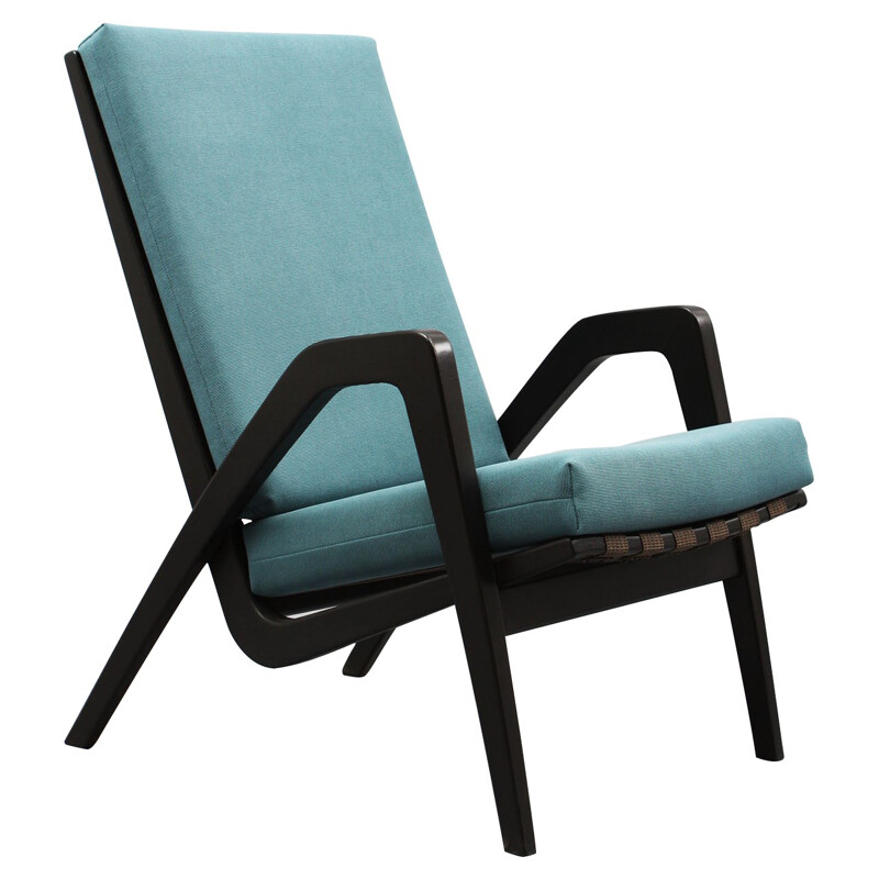 Turquoise armchair - 1960s