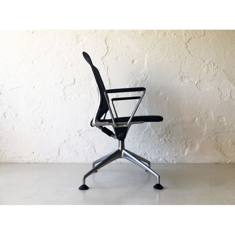 Cadeira de escritório em couro Vintage por Alberto Meda para Vitra, 2002