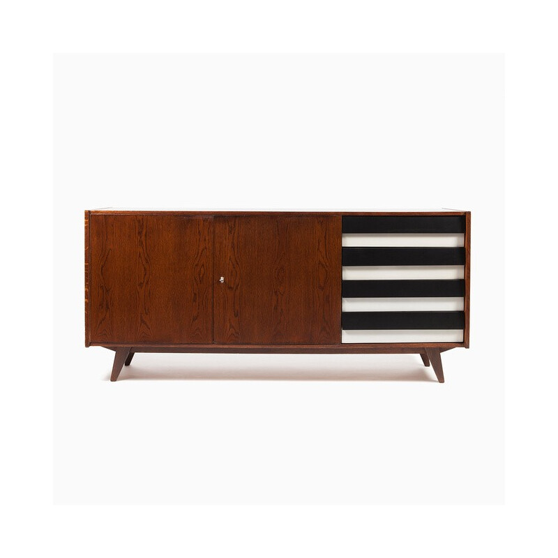 Mid century sideboard "U-460" with drawers, Jiri JIROUTEK - 1960s