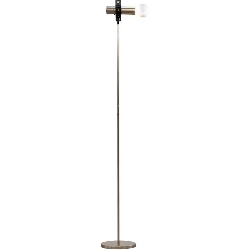 Vintage 399 metal floor lamp by Angelo Ostuni and Renato Forti for Oluce, Italy 1960