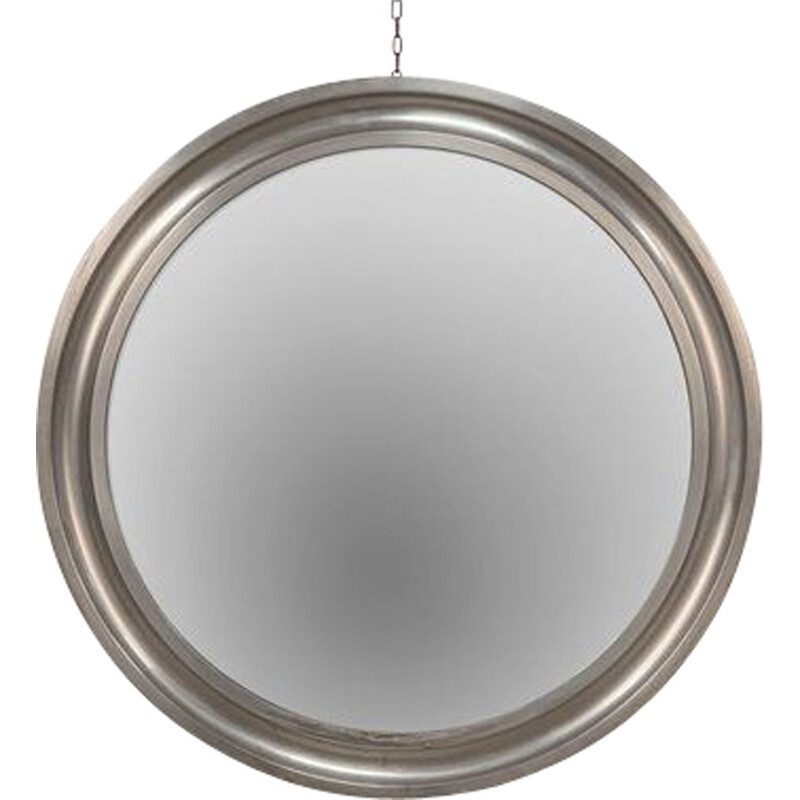 Vintage Narciso round wall mirror by Sergio Mazza for Artemide, 1960s