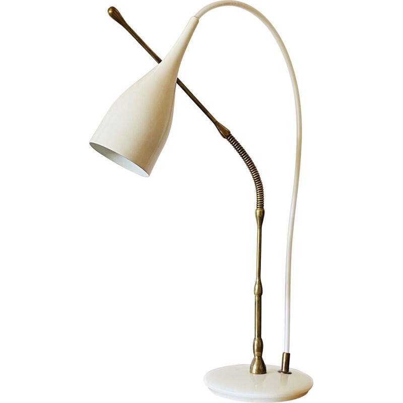 Lampe de table vintage mod 12353 "Lucinella" par Angelo Lelii pour Arredoluce, Italie 1950