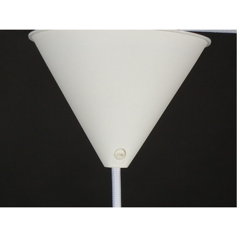 Mid century hanging lamp in white metal, Shogo SUZUKI - 1960s