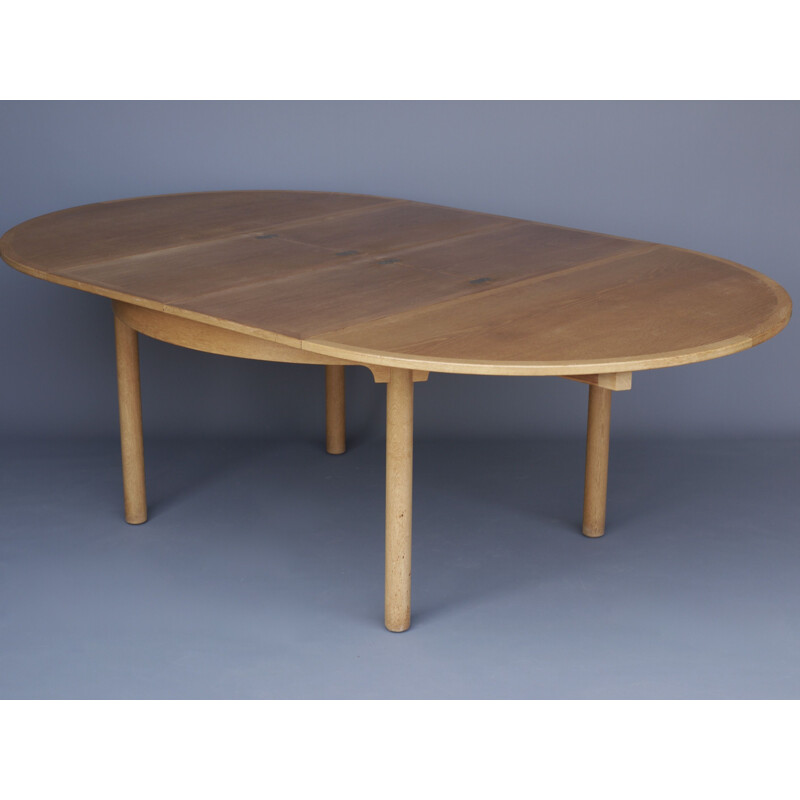 Oakwood vintage extendable dining table by Børge Mogensen for Karl Andersson & Söner, Sweden 1960