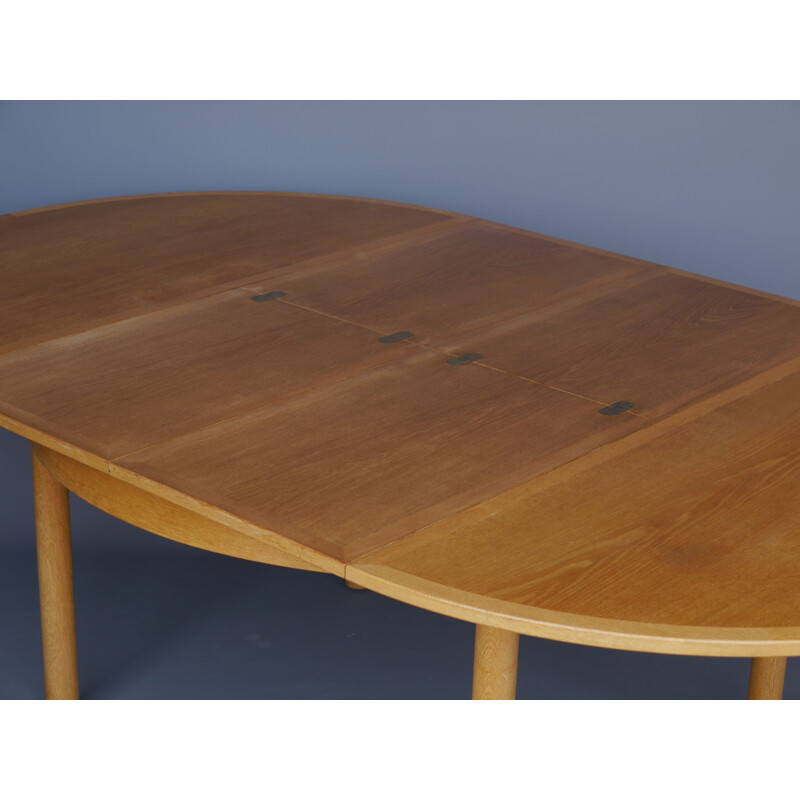 Table extensible vintage en bois de chêne de Børge Mogensen pour Karl Andersson & Söner, Suède 1960