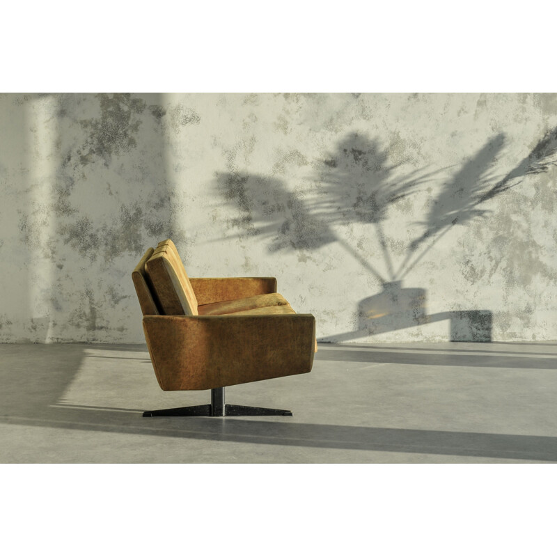 Mid century Danish leather sofa by Georg Thams for Vejen Mobelfabrik As, 1970s
