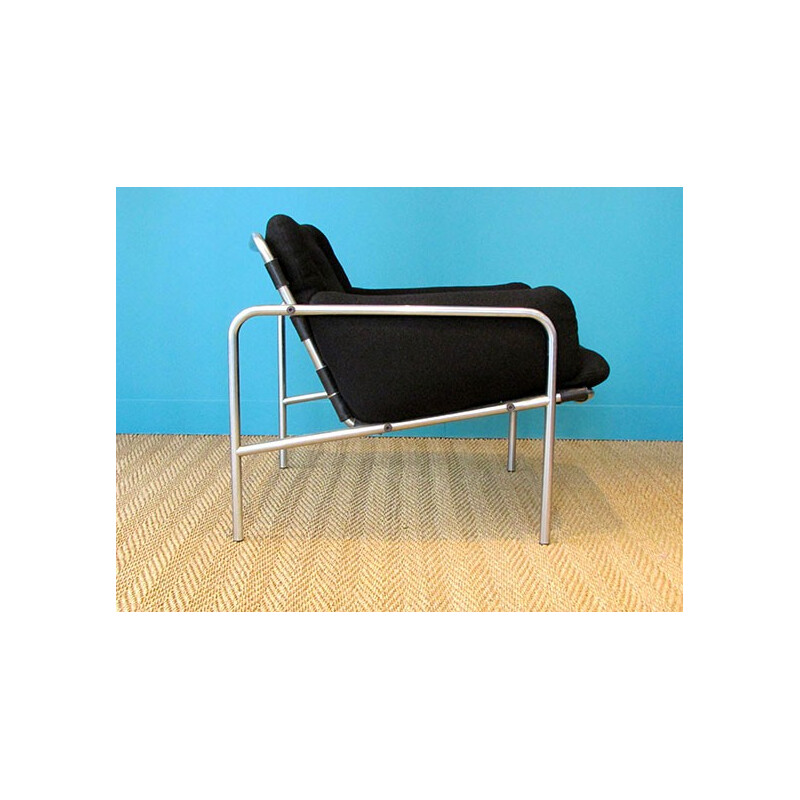 Black chair, Martin VISSER - 1970s