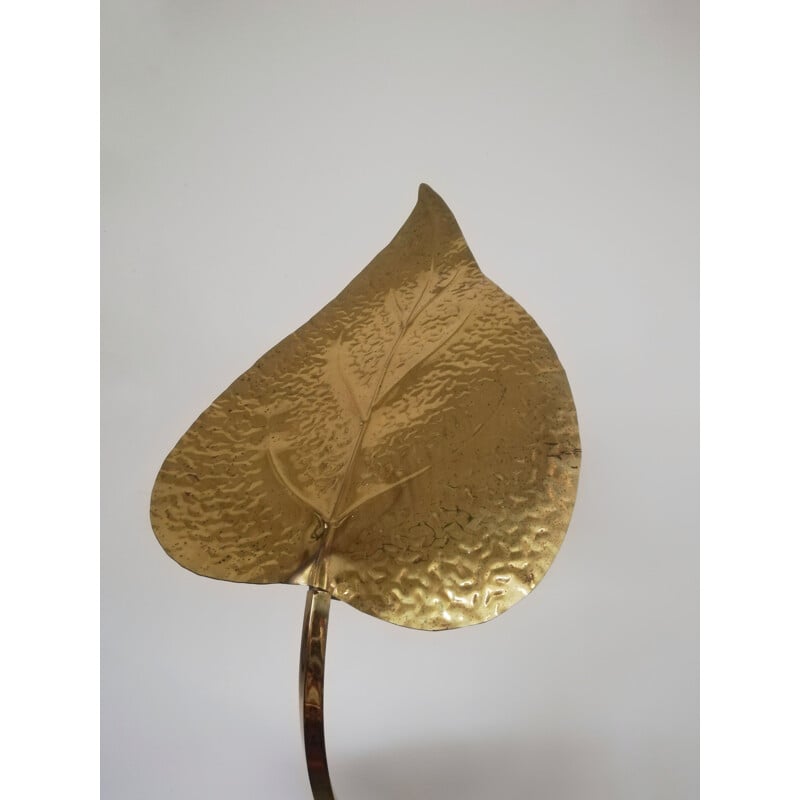 Vintage brass-plated lamp by Carlo Giorgi for Bottega Gadda, 1970