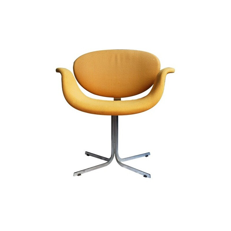 Yellow "Tulipe" chair, Pierre PAULIN - 1970s