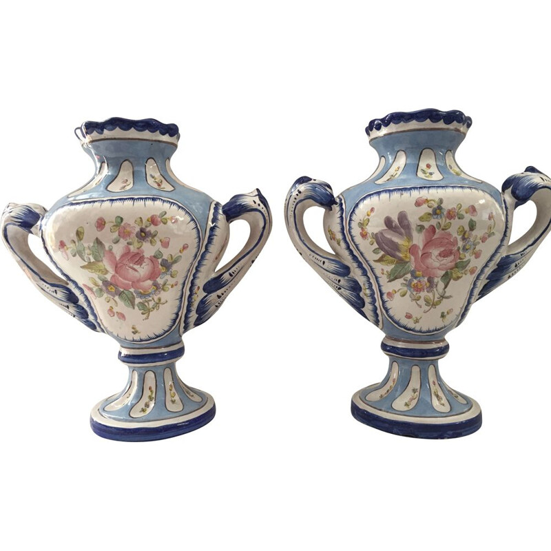 paire de vases vintage, - 1950