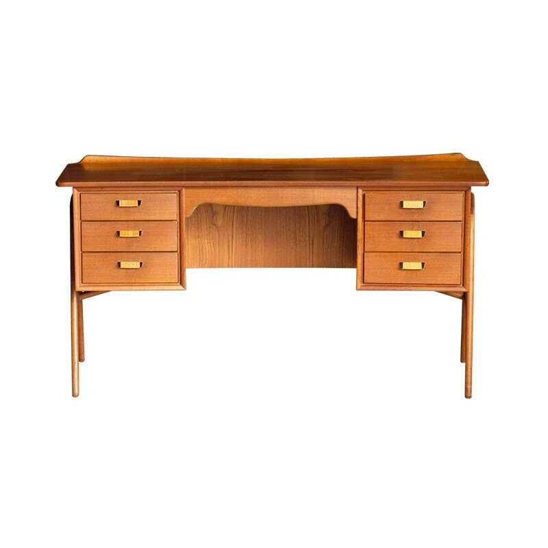 Teak Scandinavian desk, Svend Aage MADSEN - 1960s