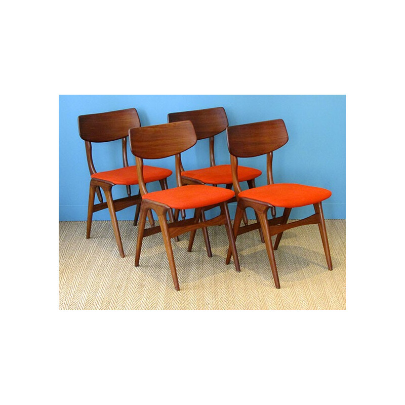 Set of 4 chairs, manufacturer Webe - 1950s