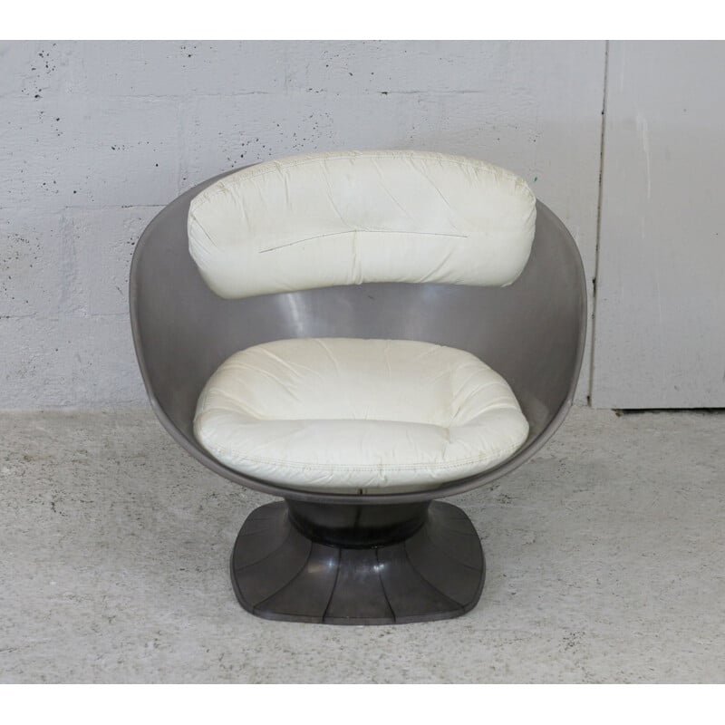 Vintage plastic armchair by Raphael Raffel, France 1970