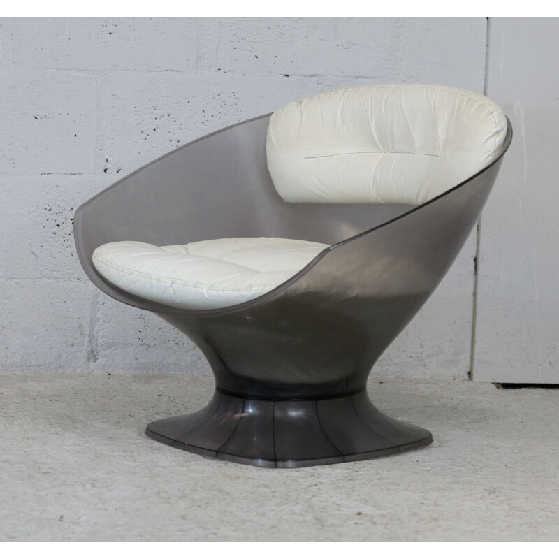 Vintage-Sessel aus Kunststoff von Raphael Raffel, Frankreich 1970