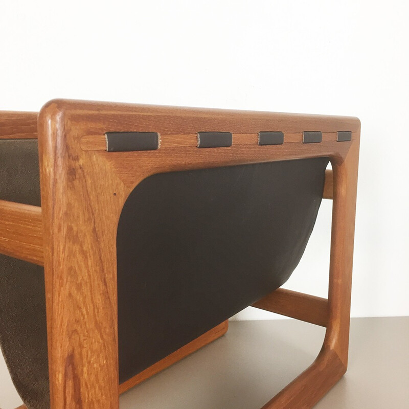 Salin Mobler magazine rack in teak - 1970s