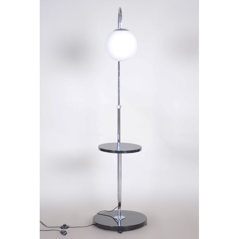 Art Deco vintage floor lamp by Jindrich Halabala for Up Zavody, 1930s