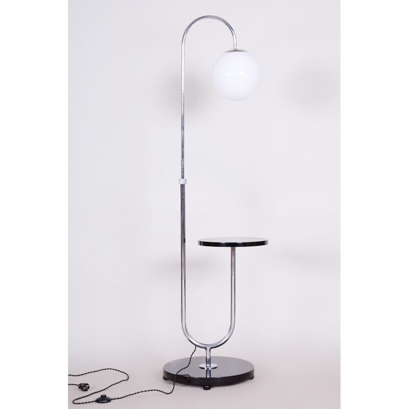 Art Deco vintage floor lamp by Jindrich Halabala for Up Zavody, 1930s