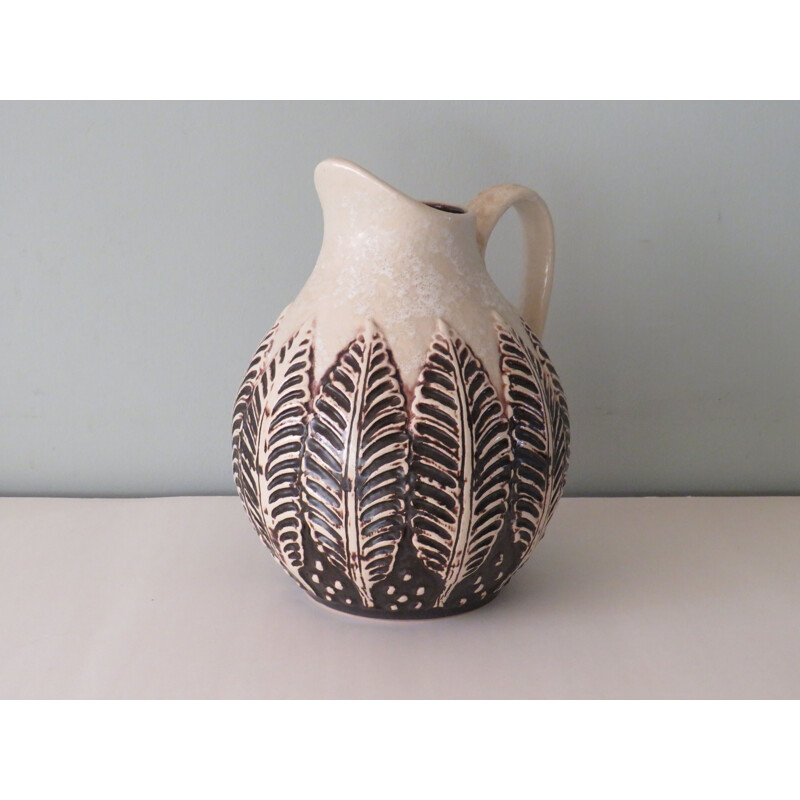 Vintage ceramic pitcher by Dumler and Breiten, Germany 1970