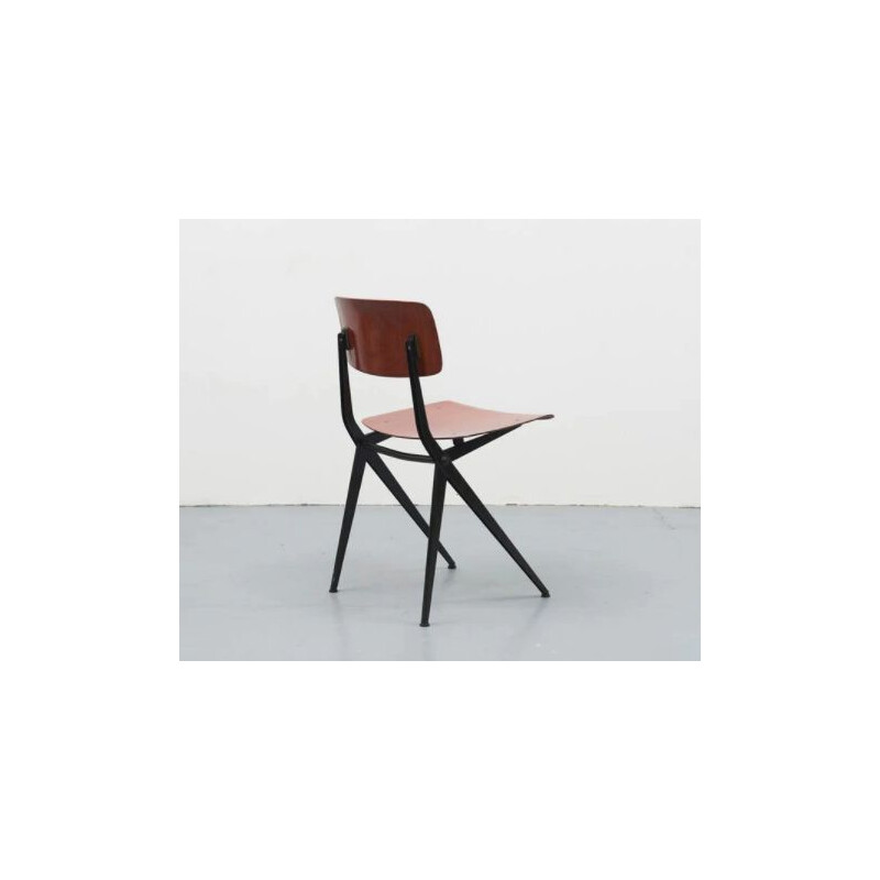 Vintage S201 wooden chair by Friso Kramer