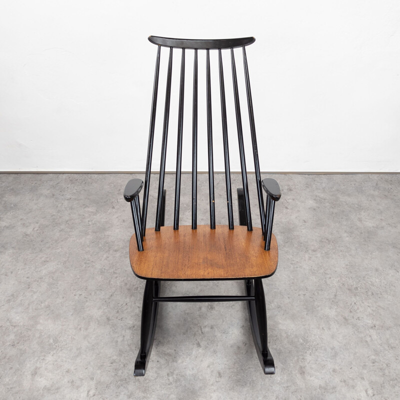 Mid century rocking chair by Varjosen Puunjalostus for Uusikylä, 1960s