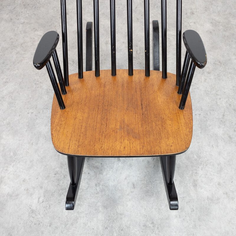 Mid century rocking chair by Varjosen Puunjalostus for Uusikylä, 1960s