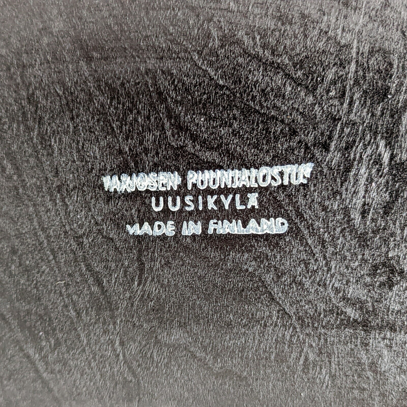 Sedia a dondolo vintage di Varjosen Puunjalostus per Uusikylä, 1960