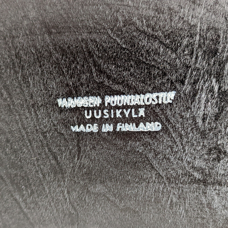 Silla mecedora vintage de Varjosen Puunjalostus para Uusikylä, 1960