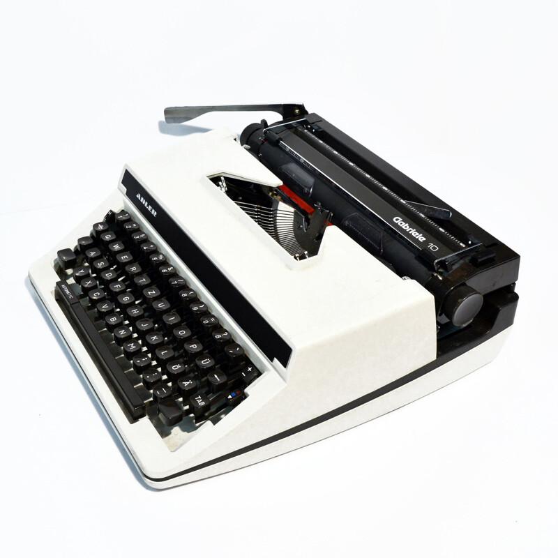 Vintage typewriter by Adler Gabriele 10, Japan 1980