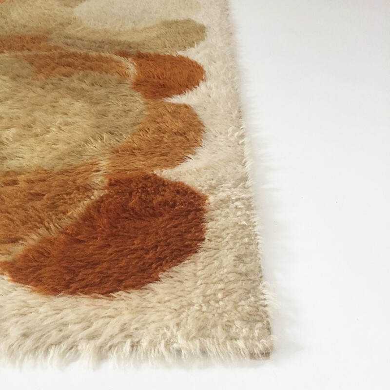 German Desso rug in brown and beige wool - 1970s