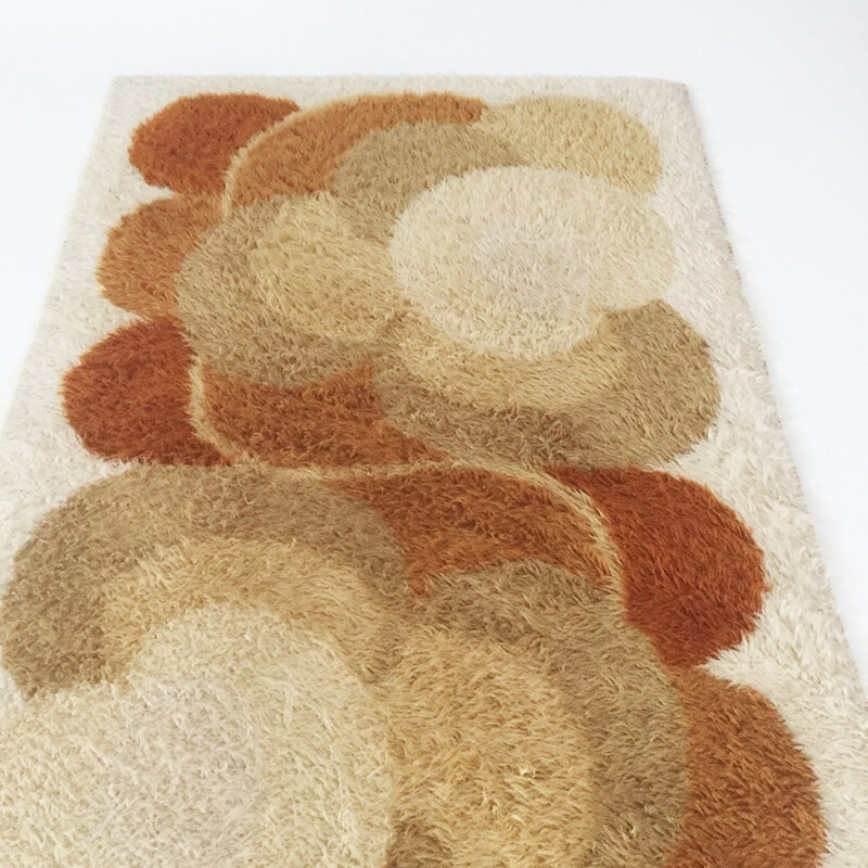 German Desso rug in brown and beige wool - 1970s