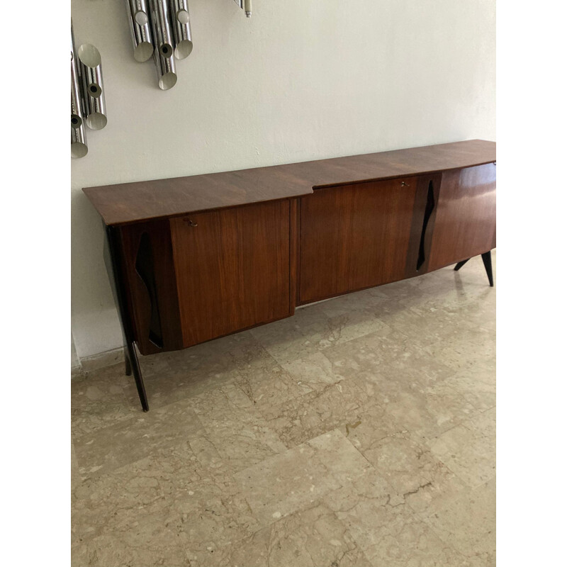 Vintage rosewood sideboard by Ico Parisi for Roberta Lietti, 1950s