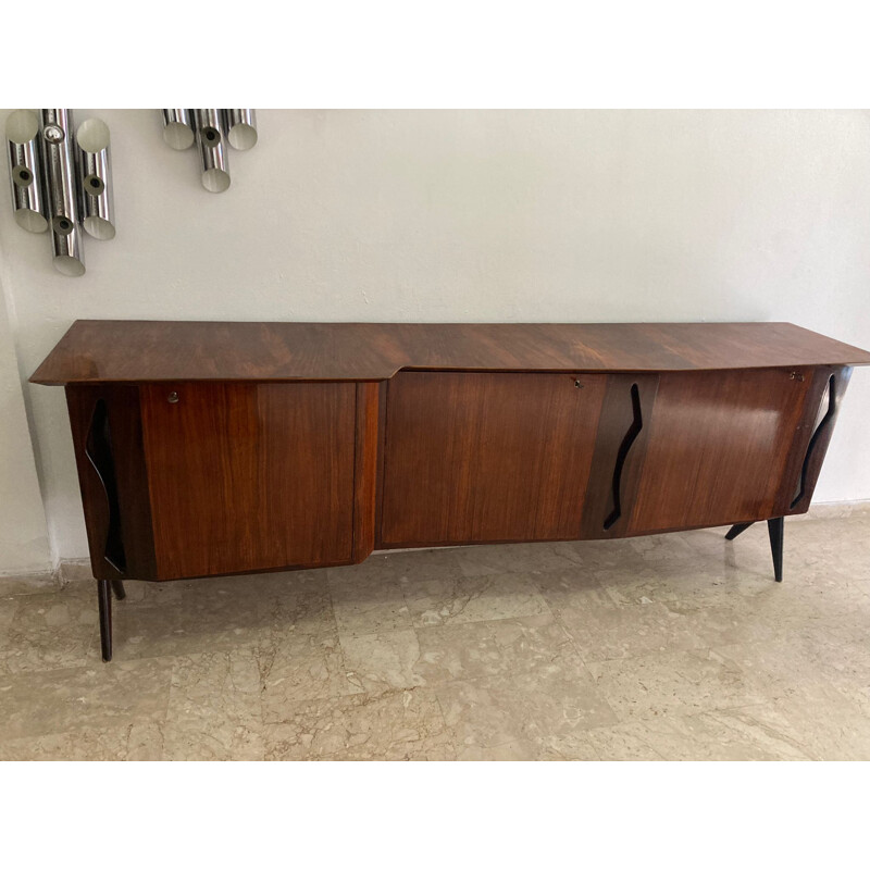 Vintage rosewood sideboard by Ico Parisi for Roberta Lietti, 1950s