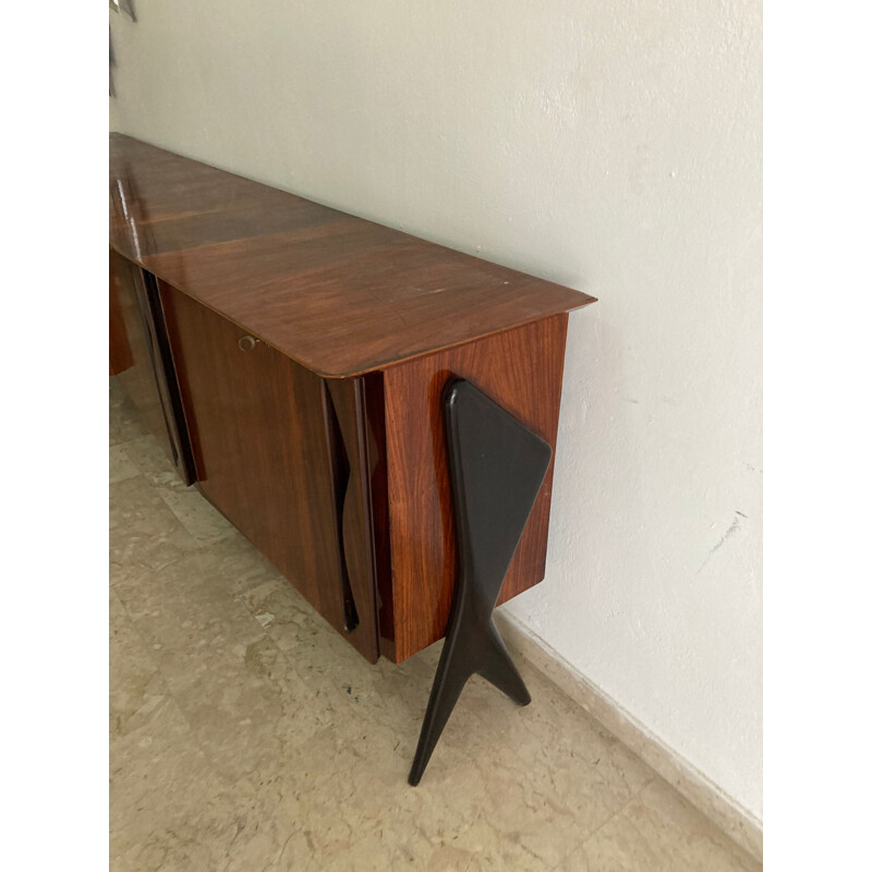 Vintage rosewood sideboard by Ico Parisi for Roberta Lietti, 1950s