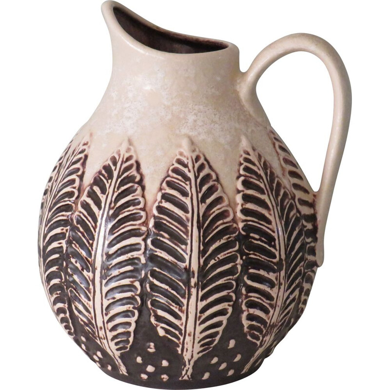 Vintage ceramic pitcher by Dumler and Breiten, Germany 1970