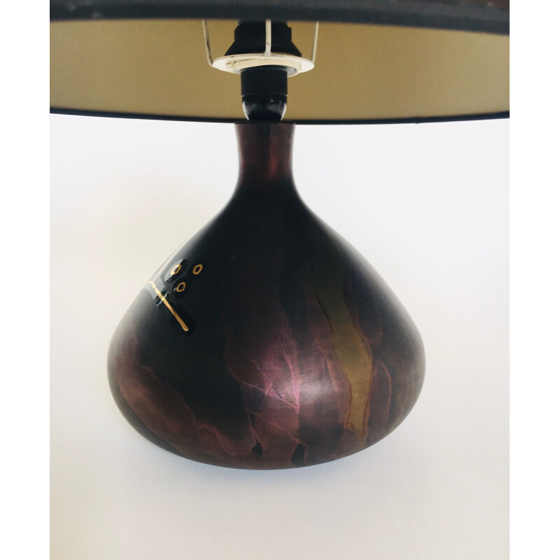 Pair of postmodern vintage Italian table lamps by Renzo Verzolini, Italy 1980s