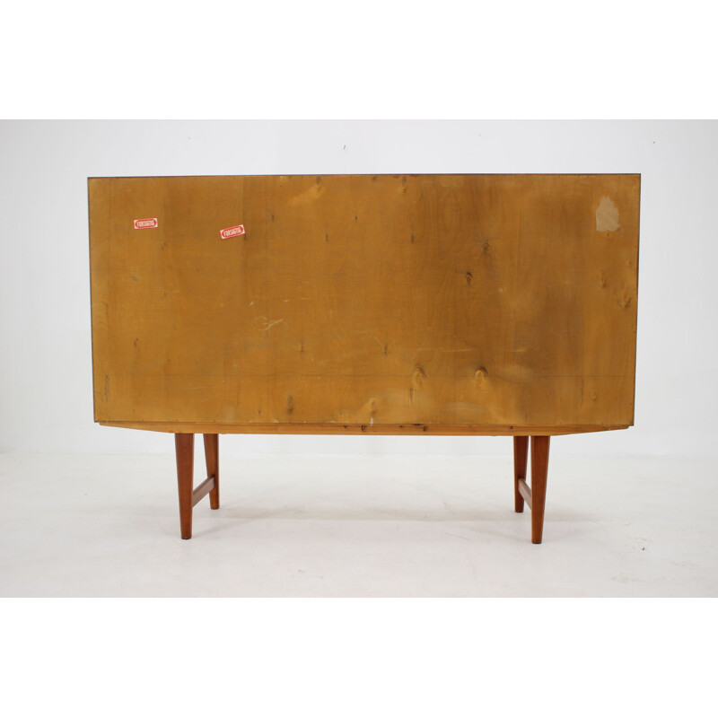 Danish vintage teak highboard by E. W. Bach for Sejling Skabe, 1950s