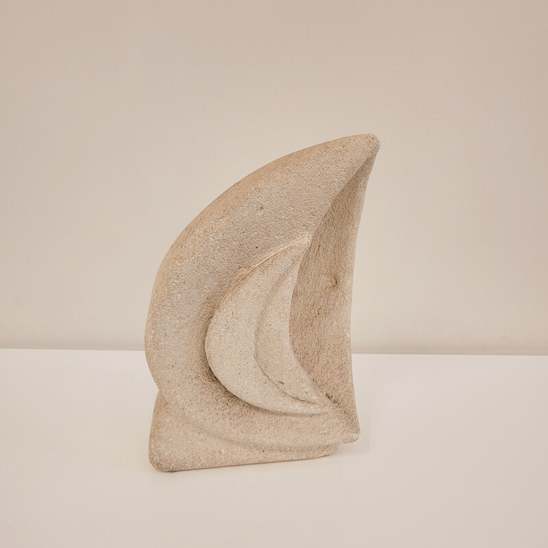 Vintage stone table lamp by Albert Tormos, 1970