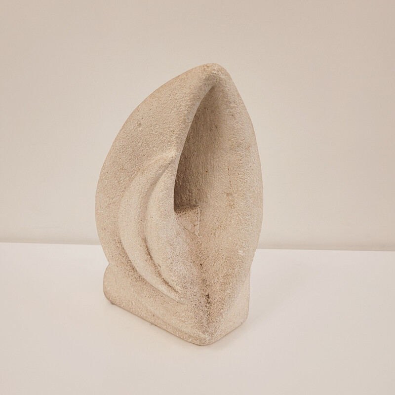 Vintage stone table lamp by Albert Tormos, 1970