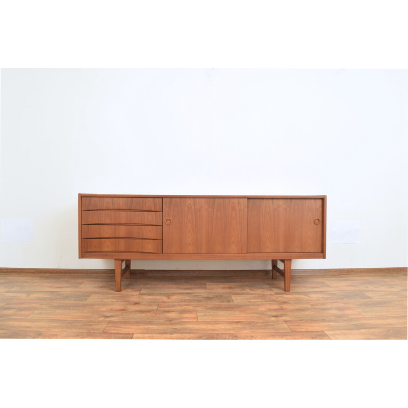 Vintage teakhouten dressoir model Ulvö van Erik Wörtz voor Ikea, Polen 1960