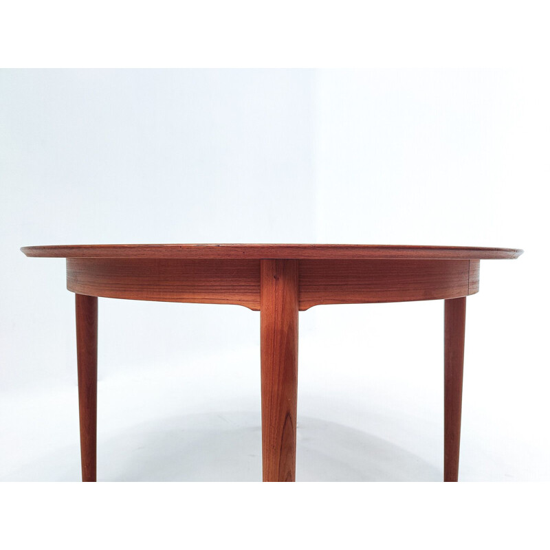 Vintage extendable table model No. 204 by Arne Vodder for Sibast Mobler, Danemark 1955