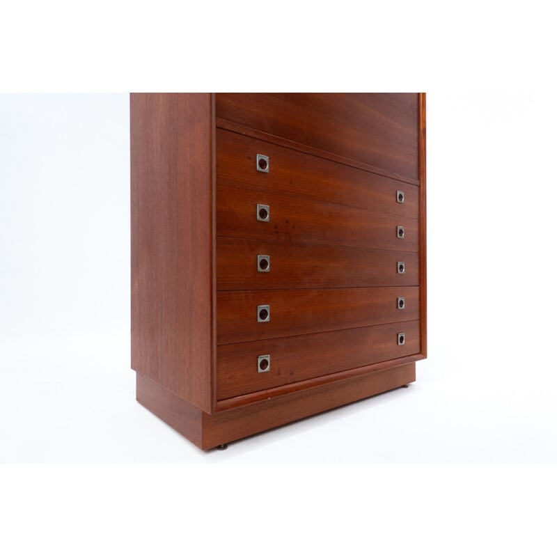 Scandinavian vintage wooden secretary by Arne Vodder, 1960