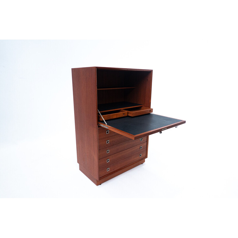 Scandinavian vintage wooden secretary by Arne Vodder, 1960