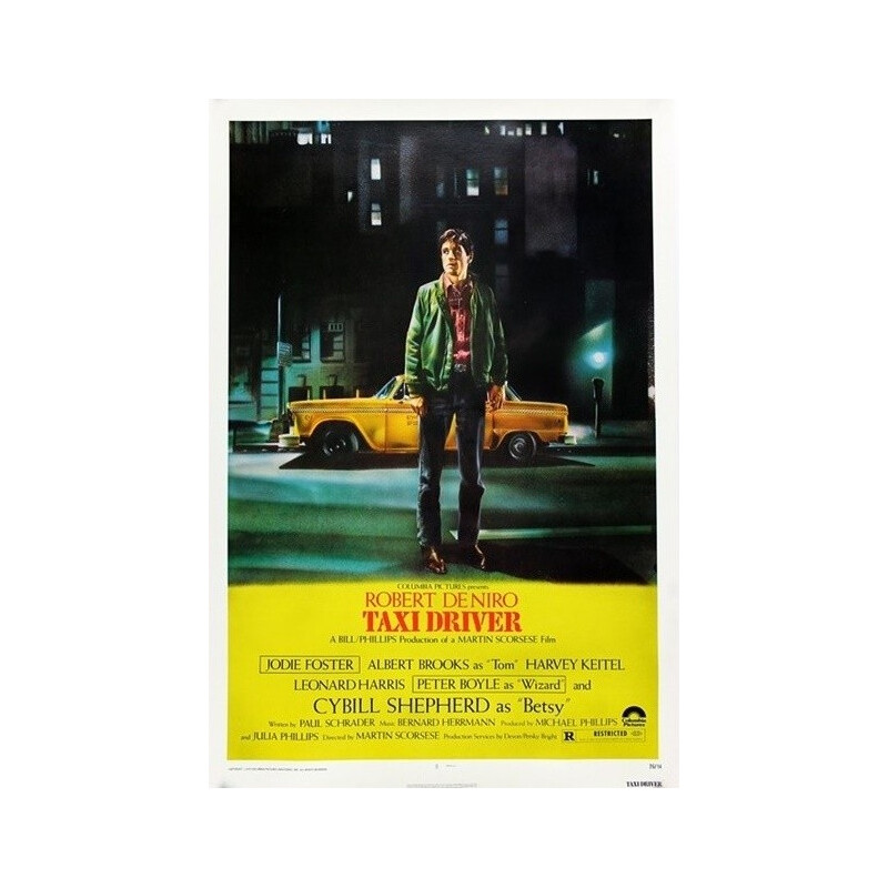 Affiche cinéma originale Taxi Driver - 1976