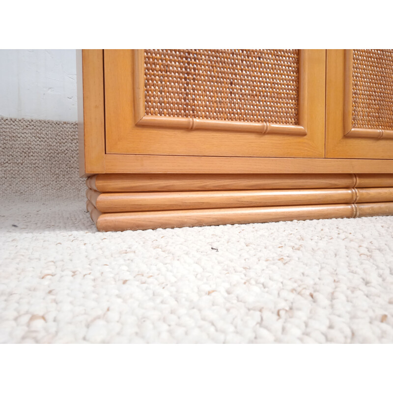 Vintage Italian wood sideboard, 1970