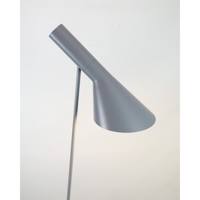 Louis Poulsen" vintage floor lamp in drawn steel by Arne Jacobsen, 1957