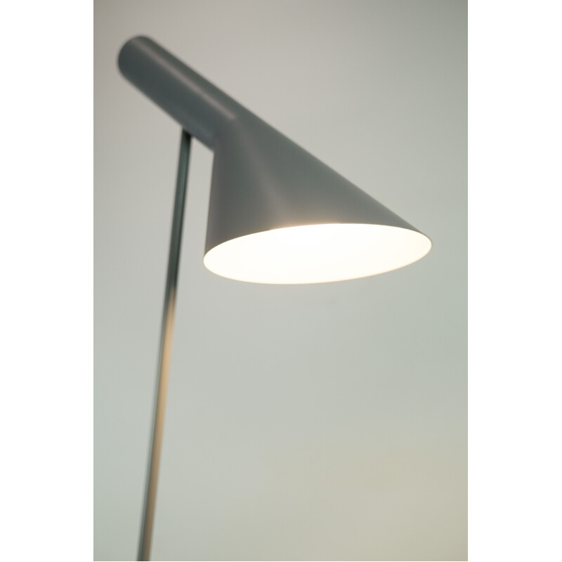 Louis Poulsen" vintage floor lamp in drawn steel by Arne Jacobsen, 1957